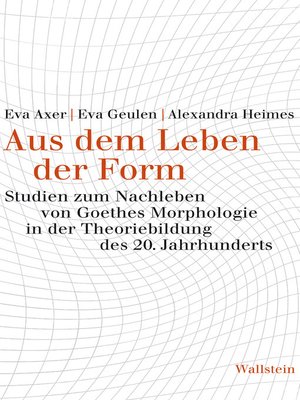 cover image of Aus dem Leben der Form